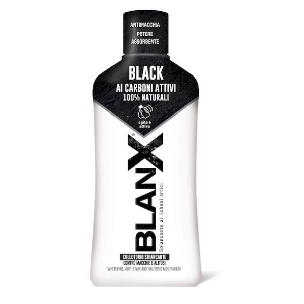 Poza produs Blanx Apa de gura pentru albire cu carbune activ | 500 ml