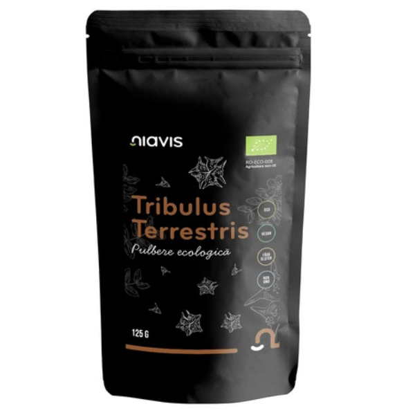 Poza produs Tribulus Terrestris pulbere ecologica, Niavis | 125 g