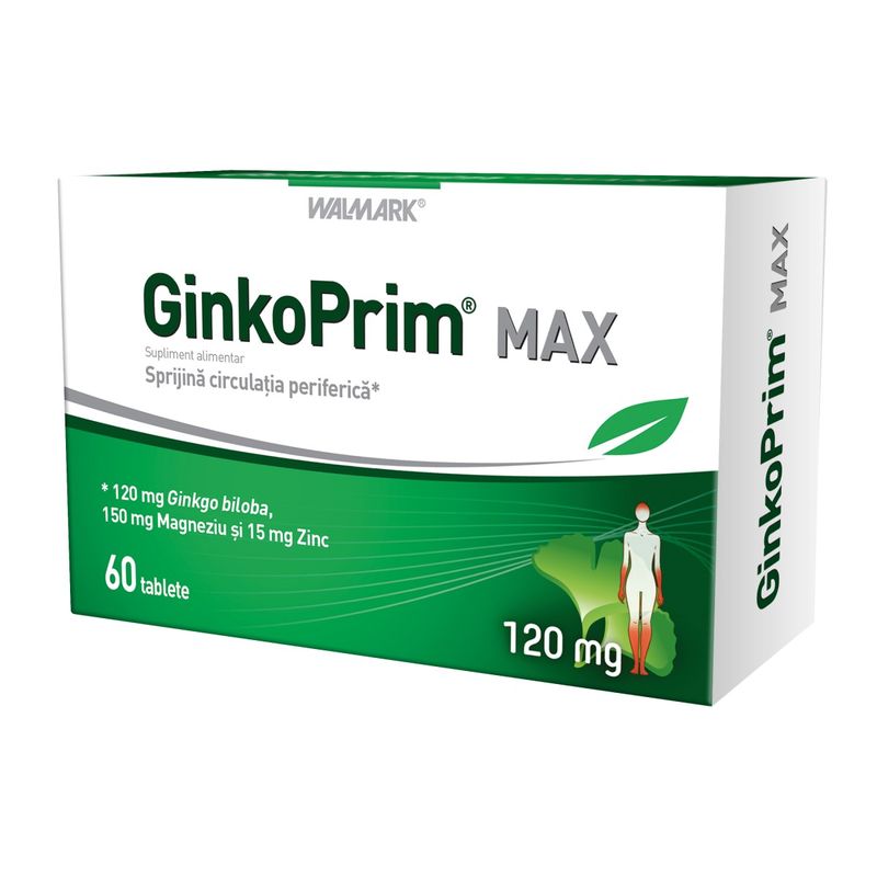 Poza produs GINKO PRIM MAX 120MG 60COMPR