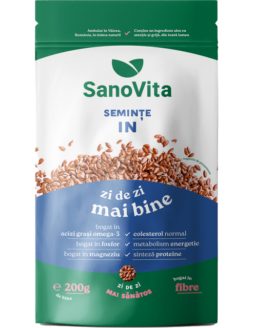 Poza produs Seminte de in, SanoVita | 200 g