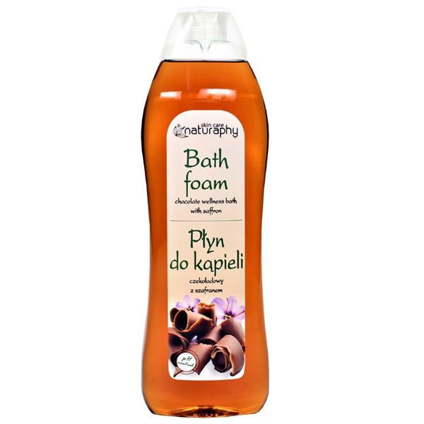 Poza produs Spuma de baie cu ciocolata si sofran Naturaphy, Blux | 1 l