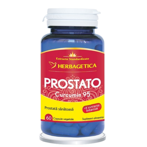 Poza produs Prostato Curcumin95, Herbagetica | 60 capsule