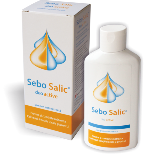 Poza produs Sampon antimatreata Sebo Salic duo active, Slavia Pharm | 125 ml
