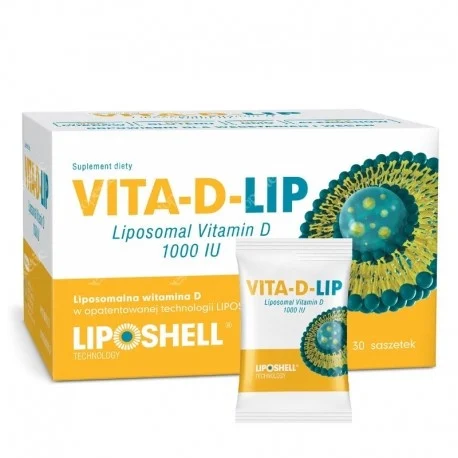 Poza produs Vitamina D Lipozomala 1000UI, Liposhell | 30 plicuri