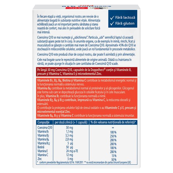 Coenzima Q10 Plus, Doppelherz Aktiv | 30 capsule — poza produs 2/4