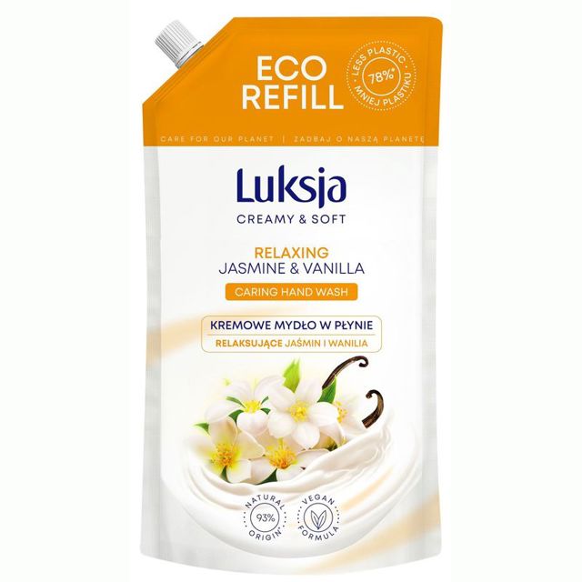 Poza produs Rezerva sapun lichid CREAMY & SOFT XXL Relaxing, Luksja | 900 ml