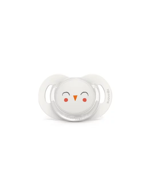 Poza produs Suzeta silicon orto SX Pro 6-18L Bufnita bej, Suavinex | 1 buc