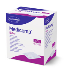 Comprese sterile Medicomp Extra, 10 x 10 cm, Hartmann | 25 bucati