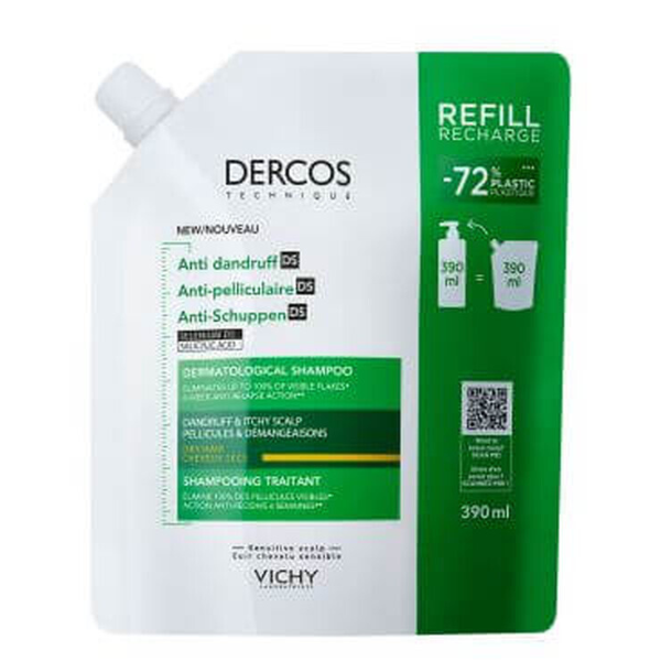 Poza produs DERCOS SAMPON ANTIMATREATA PAR USCAT ECO REZERVA 400ML