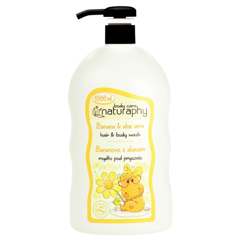 Sampon si gel de dus cu Vitamina C Naturaphy, Blux | 1L