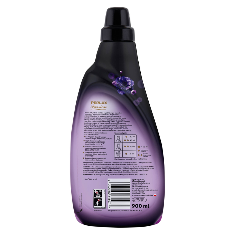 Balsam concentrat de rufe PERLUX Passion, Lakma| 900 ml — poza produs 2/2
