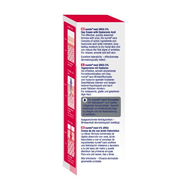 Crema de zi cu uree 5% si Hyaluron, Numismed | 50 ml — poza produs 3/3