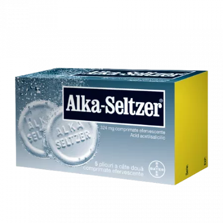 Poza produs Alka-Seltzer 324 mg, Bayer | 10 comprimate efervescente