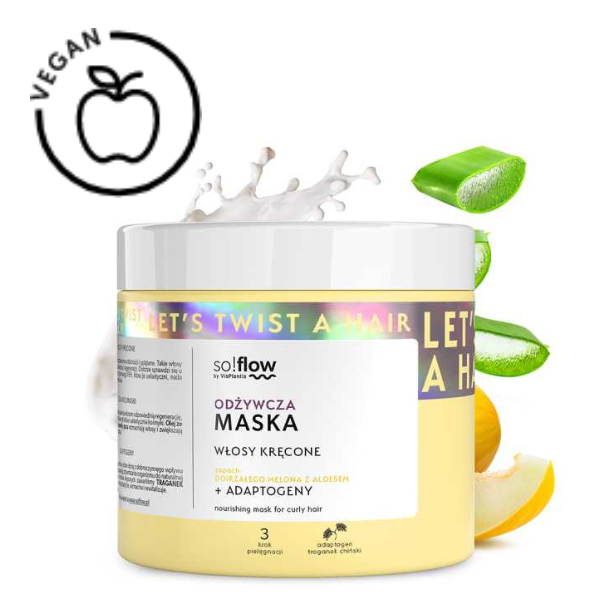 Poza produs Masca Nutritiva So!Flow pentru Par Ondulat, Green Pharmacy | 400ml