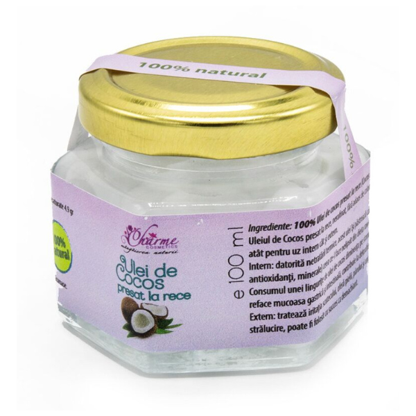 Poza produs Ulei de Cocos, Charme Cosmetics | 100 ml