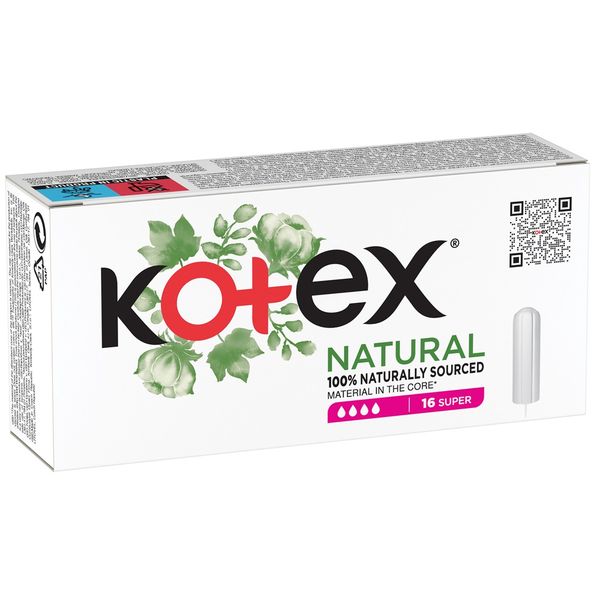 Poza produs Tampoane interne Natural Super, Kotex | 16 buc