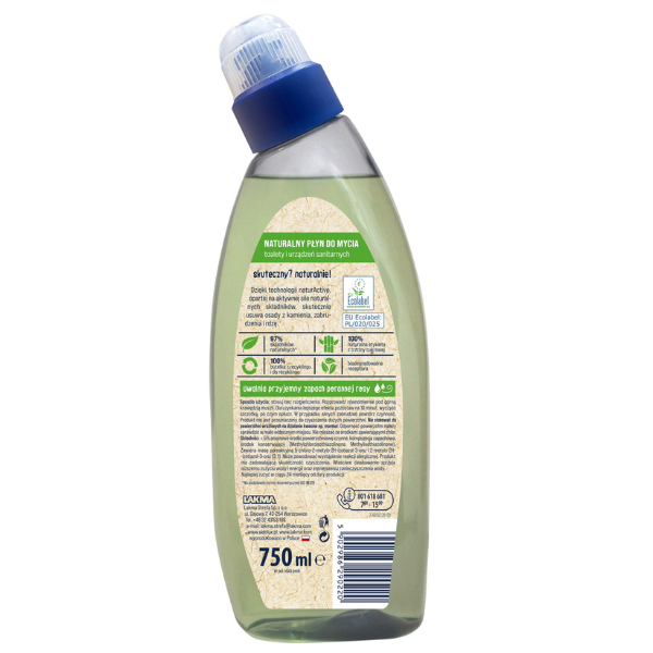 Poza produs Detergent Gel WC Sidolux Eco, Lakma | 750 ml