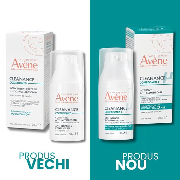 Poza produs Avene Cleanance Comedomed+ concentrat anti-imperfectiuni pentru tenul acneic | 30 ml
