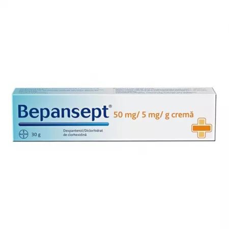 Poza produs Bepansept crema 50 mg/5 mg/g, Bayer | 30 g