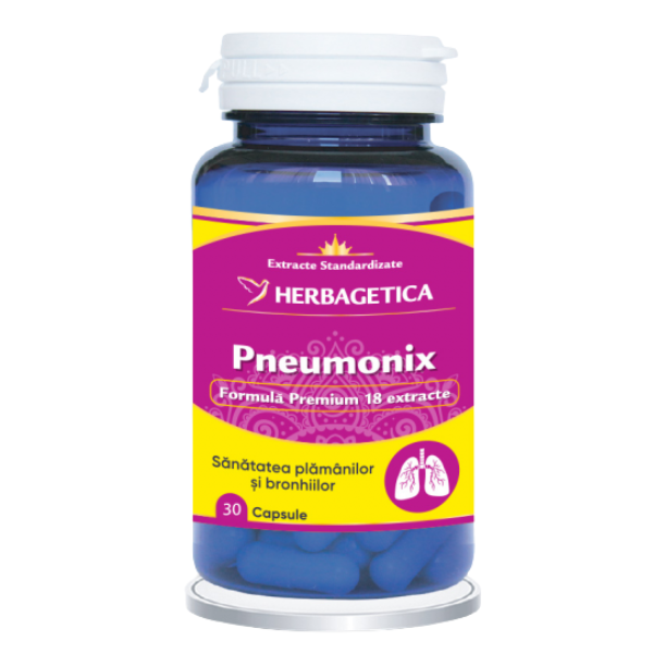 Poza produs Pneumonix, Herbagetica | 30 capsule
