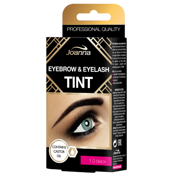 Poza produs Vopsea pentru gene si sprancene 1.0 Negru, Joanna | 15 ml