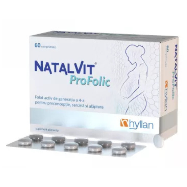 Poza produs NatalVit ProFolic, Hyllan Pharma | 60 comprimate