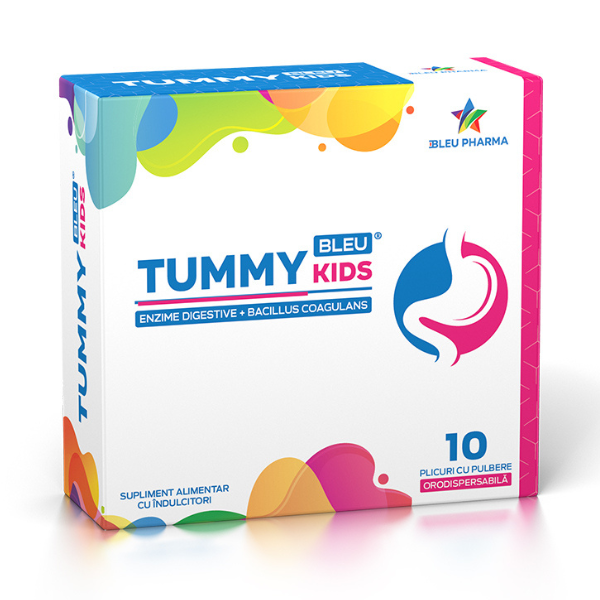Poza produs Tummy  Bleu  Kids, Bleu Pharma |  10 plicuri