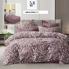 Lenjerie de pat ECONOMY maron crengute 230x250 cm, Ralex | 1 buc