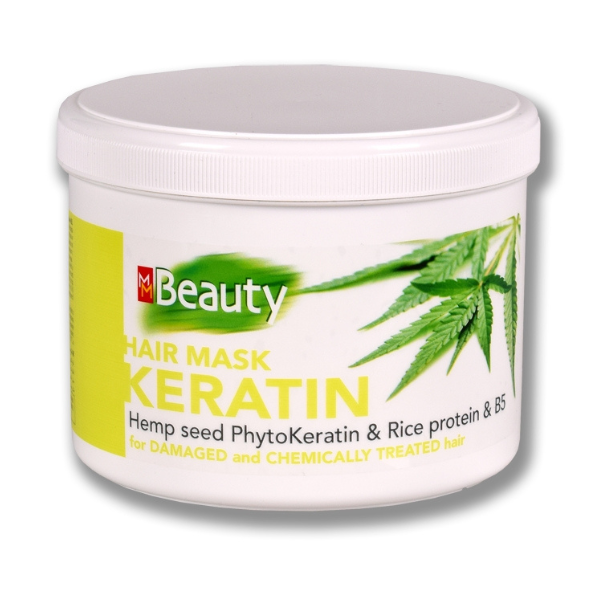 Poza produs Masca regeneranta cu keratina pentru par deteriorat, MM Beauty | 500 ml