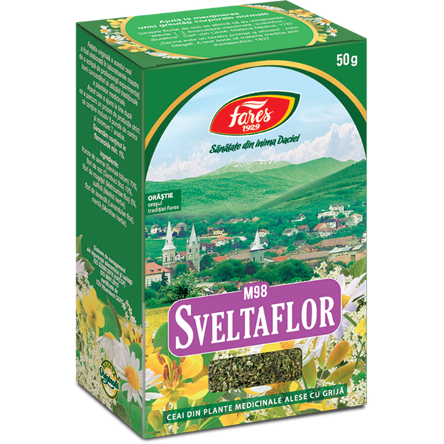Poza produs Sveltaflor, M98, ceai la punga, Fares | 50G