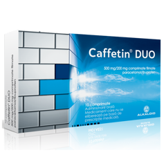 Caffetin Duo 500 mg/200 mg, Alkaloid | 10 comprimate filmate