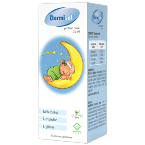 Poza produs Picaturi orale Dormisol, Dr. Phyto | 30 ml
