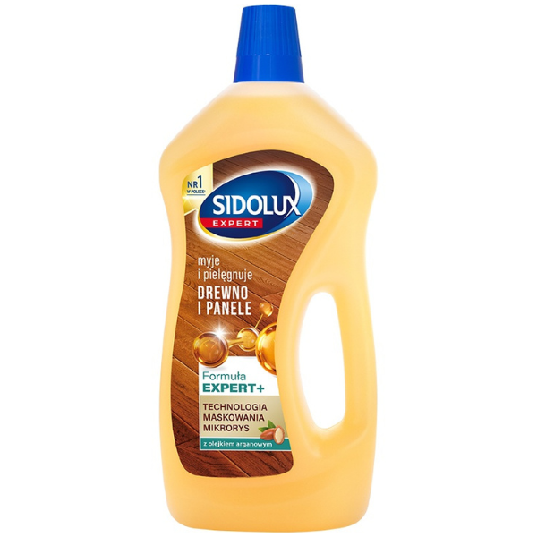 Poza produs Solutie curatare Suprafete laminate si Lemn Ulei Argan Sidolux Expert Plus, Lakma | 750 ml