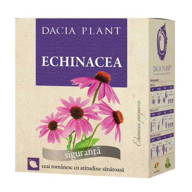 Poza produs Ceai Echinacea, Dacia Plant | 50 g