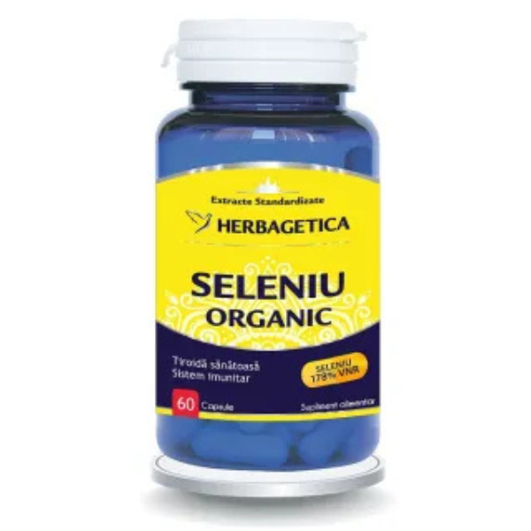 Poza produs Seleniu Organic, Herbagetica | 60 capsule