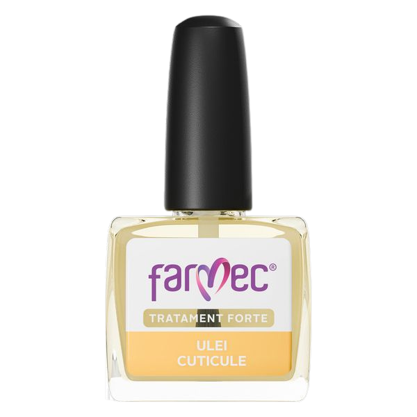 Ulei Cuticule cu Vitamina A și 4 Uleiuri naturale, Farmec Tratament Forte | 11 ml — poza produs 1/2