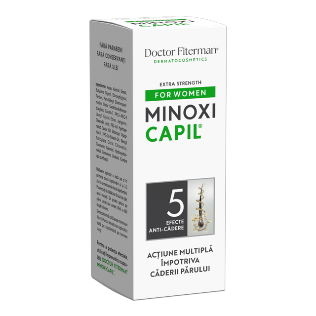 Poza produs Spray impotriva caderii parului pentru femei Minoxicapil Women, Doctor Fiterman | 60 ml
