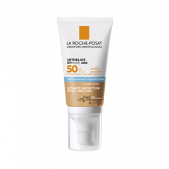 Crema hidratanta cu pigment de culoare pentru protectie solara SPF 50+ Anthelios UVmune, La Roche-Posay | 50 ml