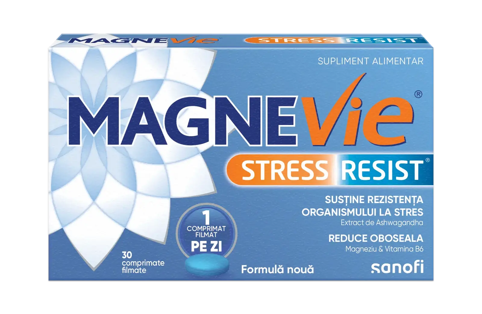 Poza produs MagneVie Stress Resist, Sanofi | 30 comprimate