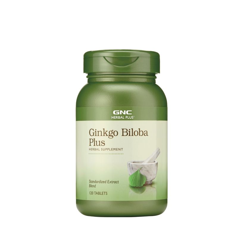 Poza produs GNC Herbal Plus Ginkgo Biloba Plus | 120 Tb
