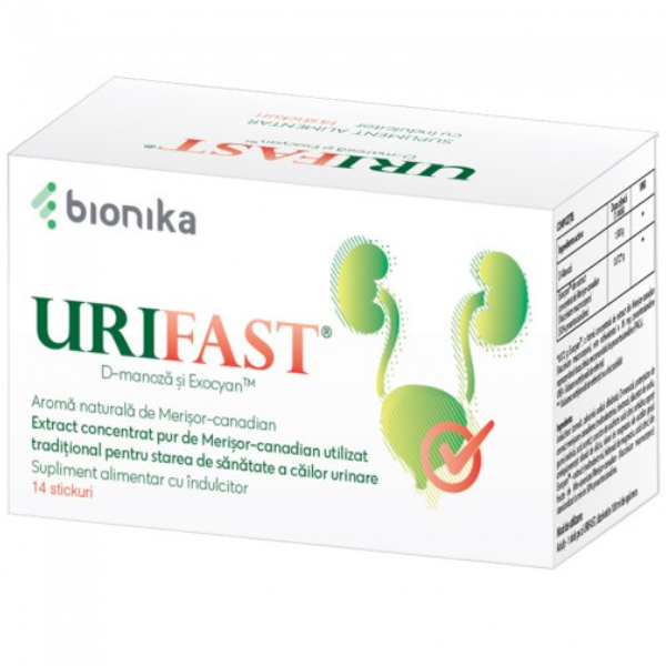 Poza produs Urifast, Bionika | 14 plicuri
