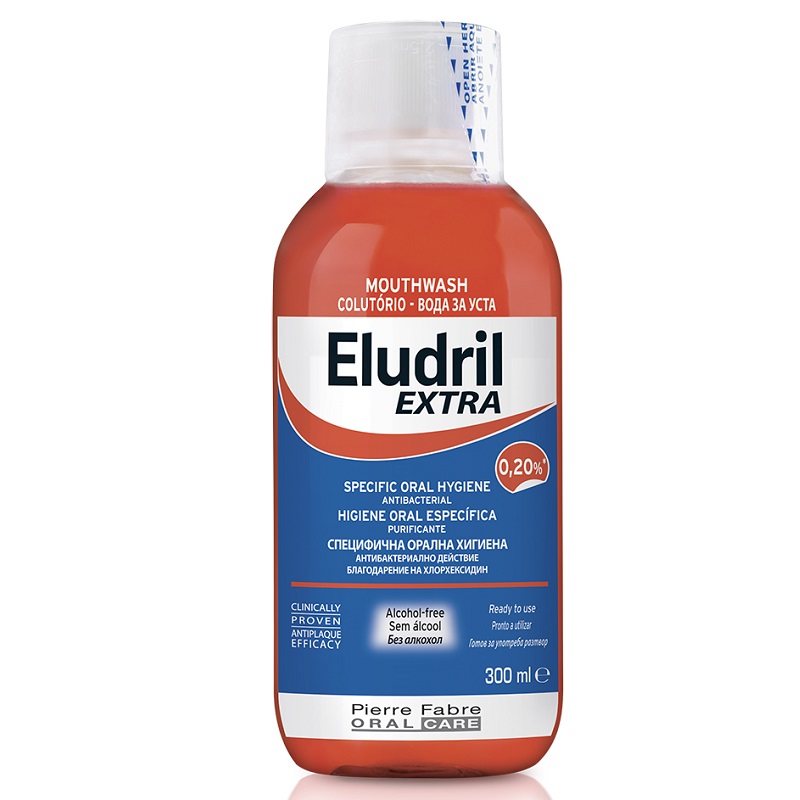Poza produs Apa de gura, Eludril Extra | 300 ml
