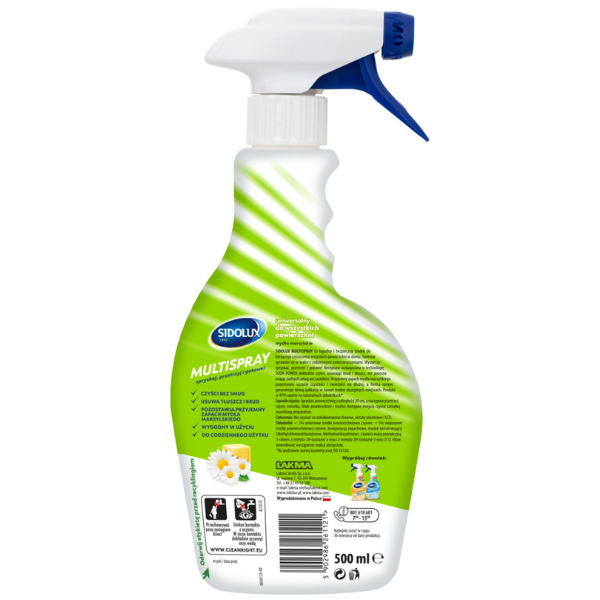 Poza produs Multispray pentru toate suprafetele Marseille Soap Sidolux Specialist, Lakma | 500 ml