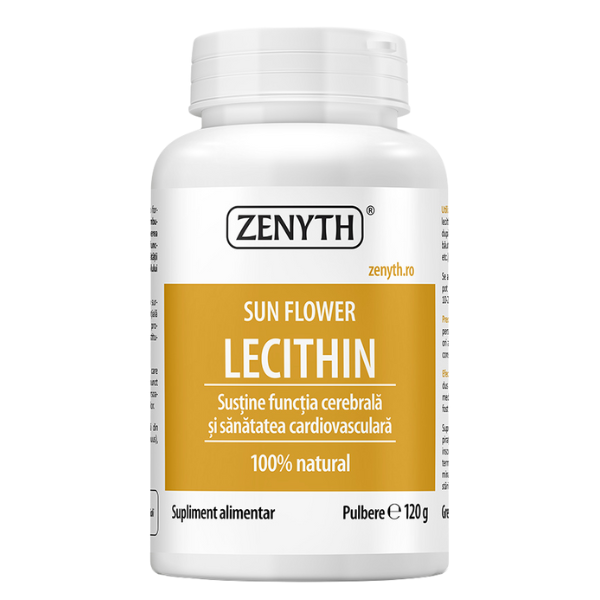 Poza produs Lecitina din floarea soarelui - pulbere, Zenyth | 120 g