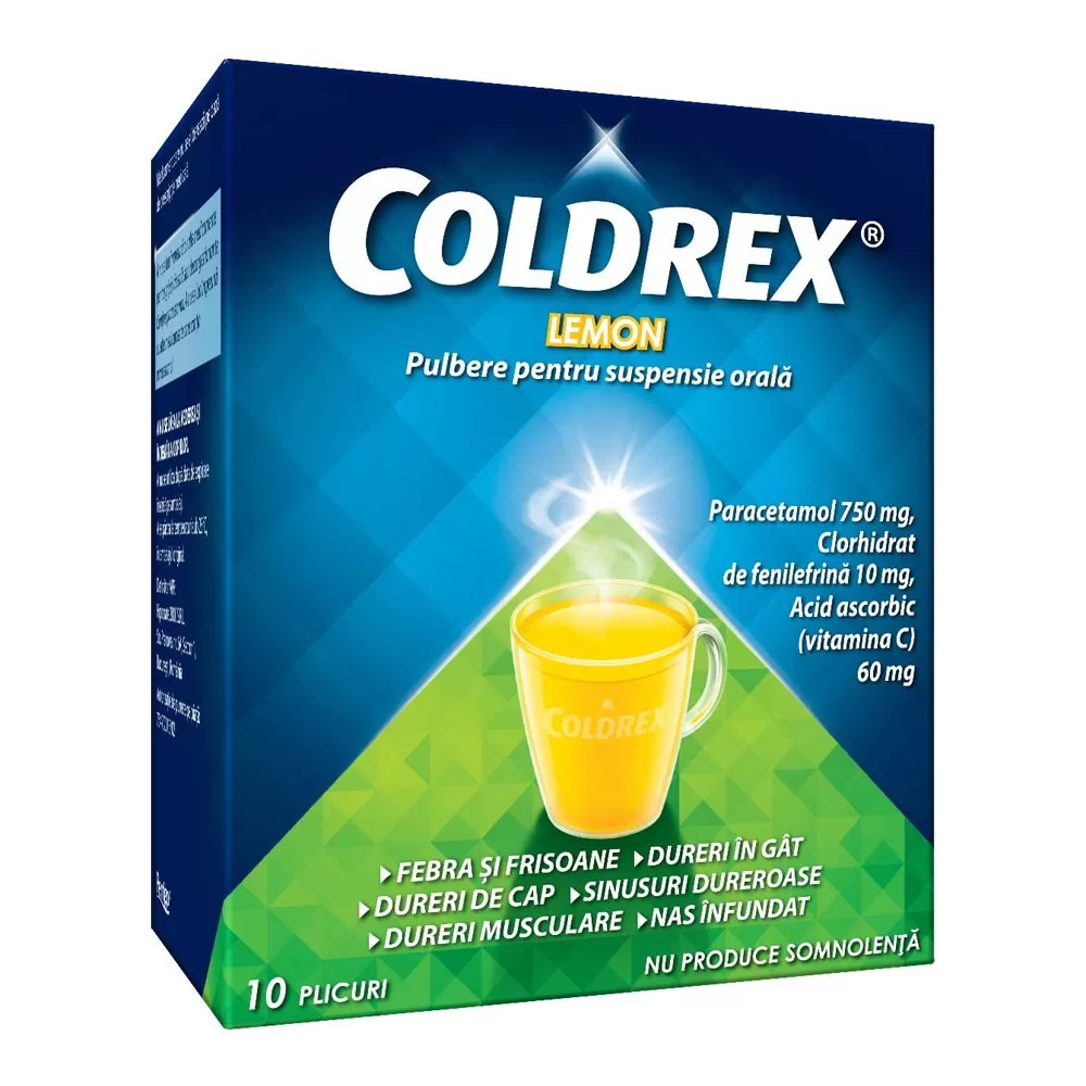 Poza produs Coldrex Lemon, Perrigo | 10 plicuri