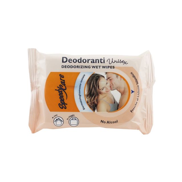 Poza produs SERVETELE UMEDE DEODORANT UNISEX SPEEDY CARE 15BUC