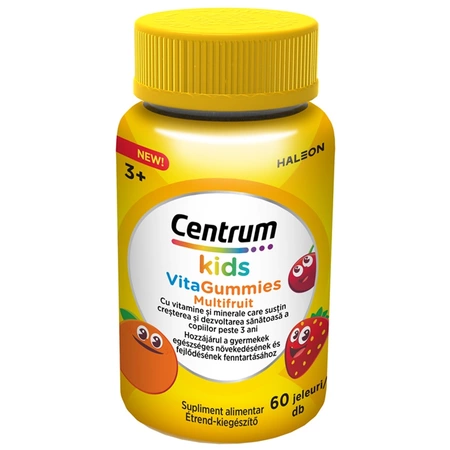 Poza produs Centrum Kids VitaGummies Multifruct, Haleon | 60 jeleuri