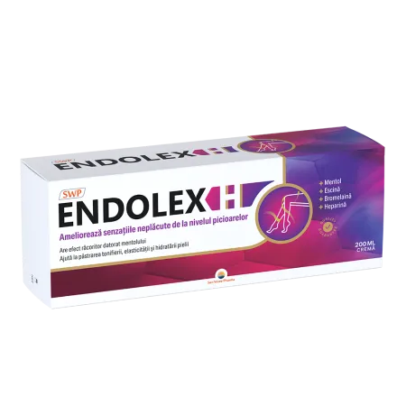 Poza produs Crema pentru picioare obosite Endolex H, Sun Wave Pharma | 200 ml