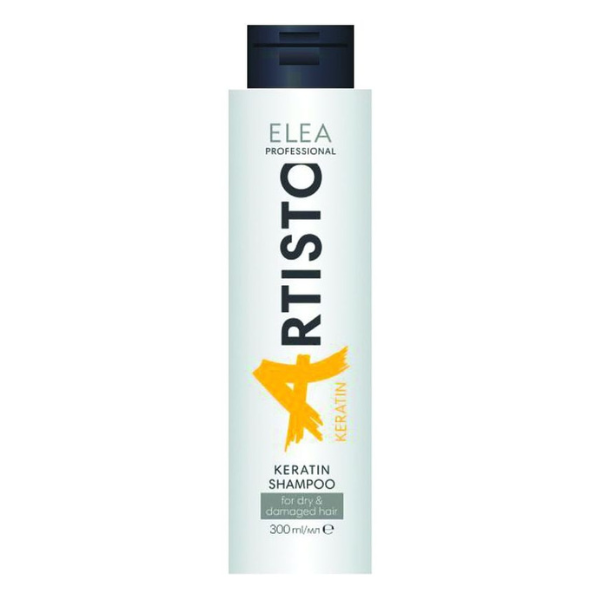 Poza produs Sampon cu keratina pentru par uscat si deteriorat Artisto, Elea Professional | 300 ml