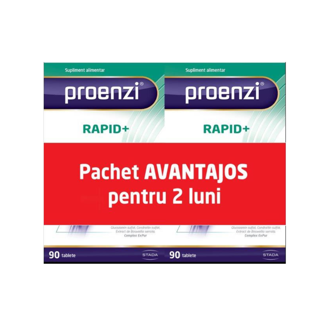 Poza produs Pachet Proenzi Artrostop Rapid+, Walmark | 90 + 90 capsule